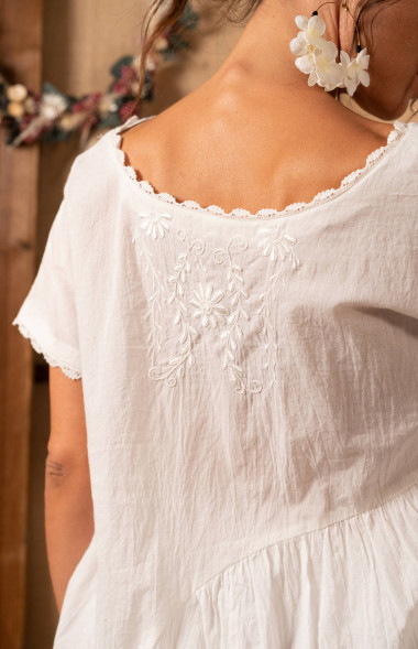 Белая блуза Rhum Raisin
